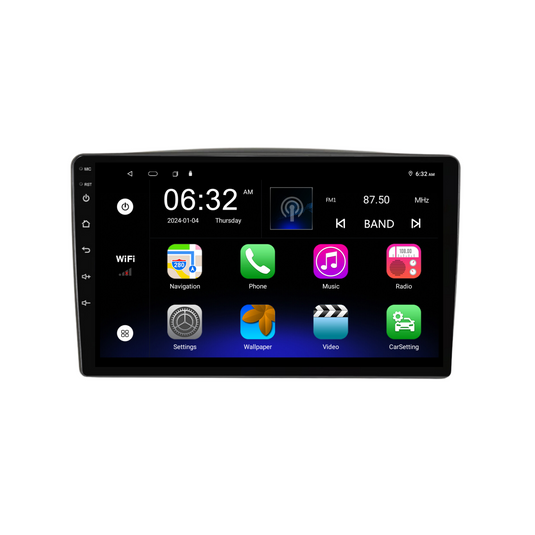 Toyota Landcruiser 100/105 Series (1998-2003) Plug & Play Head Unit Upgrade Kit: Car Radio with Wireless & Wired Apple CarPlay & Android Auto