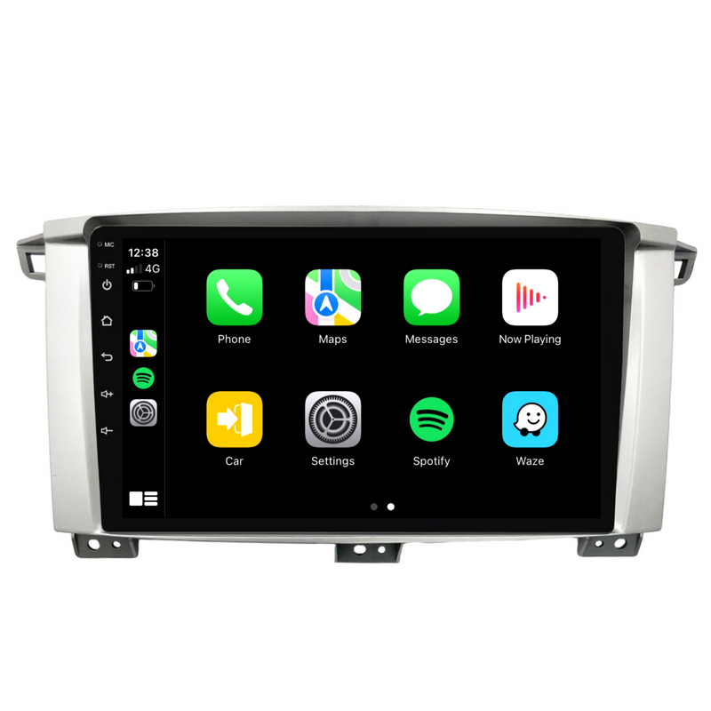 Load image into Gallery viewer, Toyota Landcruiser 100 Series 9&quot; (2002-2007) Plug &amp; Play Head Unit Upgrade Kit: Car Radio with Wireless &amp; Wired Apple CarPlay &amp; Android Auto
