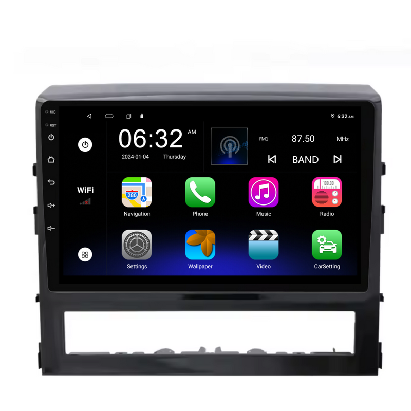 Load image into Gallery viewer, Toyota Landcruiser 200 Series (2016-2020) Plug &amp; Play Head Unit Upgrade Kit: Car Radio with Wireless &amp; Wired Apple CarPlay &amp; Android Auto
