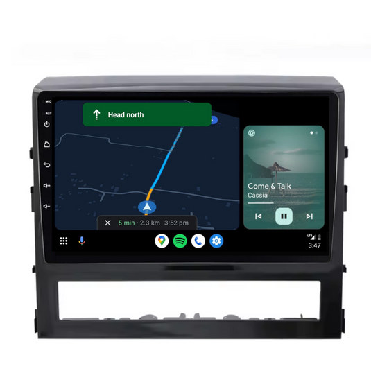 Toyota Landcruiser 200 Series (2016-2020) Plug & Play Head Unit Upgrade Kit: Car Radio with Wireless & Wired Apple CarPlay & Android Auto