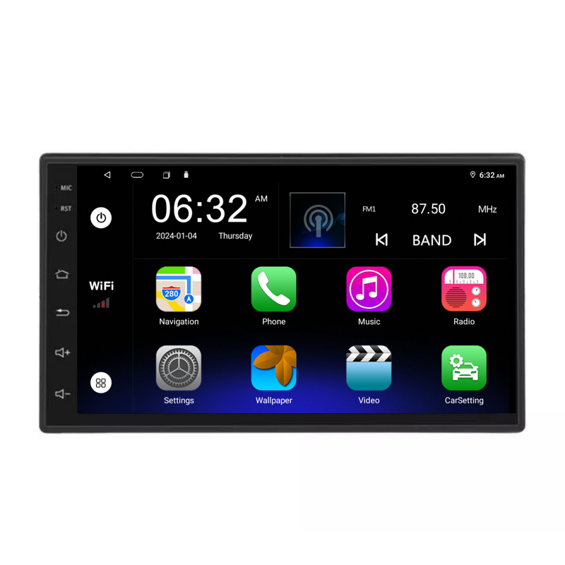 Load image into Gallery viewer, CJ INDUSTRIES 7 Inch Universal Head Unit (Wireless CarPlay &amp; Android Auto)
