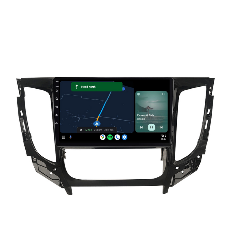 Load image into Gallery viewer, Mitsubishi Triton AUTO AC (2015-2019) Plug &amp; Play Head Unit Upgrade Kit: Car Radio with Wireless &amp; Wired Apple CarPlay &amp; Android Auto
