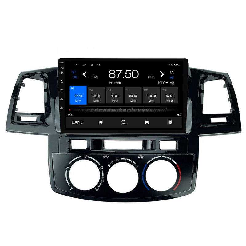 Load image into Gallery viewer, Toyota Hilux / N70 Manual AC (2006-2014) Plug &amp; Play Head Unit Upgrade Kit: Car Radio with Wireless &amp; Wired Apple CarPlay &amp; Android Auto
