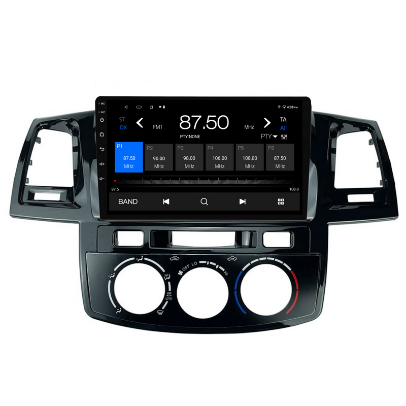 Load image into Gallery viewer, Toyota Hilux / N70 Manual AC (2005-2014) Plug &amp; Play Head Unit Upgrade Kit: Car Radio with Wireless &amp; Wired Apple CarPlay &amp; Android Auto
