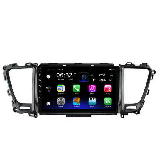 Kia Carnival (2015-2020) Plug & Play Head Unit Upgrade Kit: Car Radio with Wireless & Wired Apple CarPlay & Android Auto