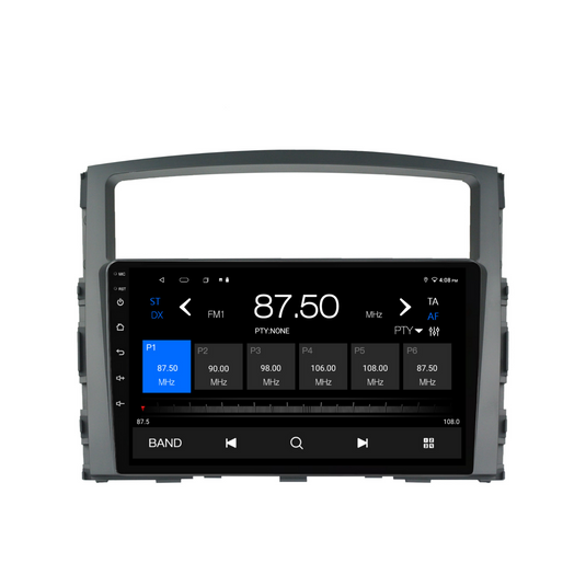 Mitsubishi Pajero (2006-2016) Plug & Play Head Unit Upgrade Kit: Car Radio with Wireless & Wired Apple CarPlay & Android Auto