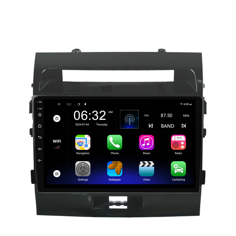 Load image into Gallery viewer, Toyota Landcruiser 200 Series (2008-2015) Plug &amp; Play Head Unit Upgrade Kit: Car Radio with Wireless &amp; Wired Apple CarPlay &amp; Android Auto
