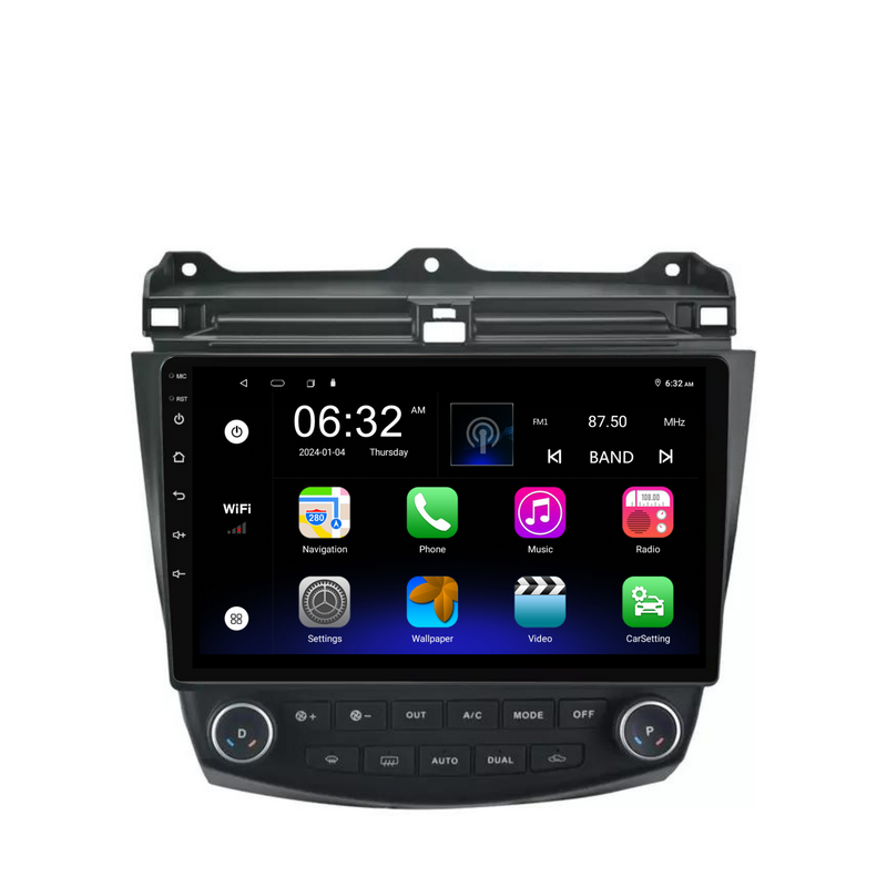 Load image into Gallery viewer, Honda Accord Euro (2003-2007) Plug &amp; Play Head Unit Upgrade Kit: Car Radio with Wireless &amp; Wired Apple CarPlay &amp; Android Auto
