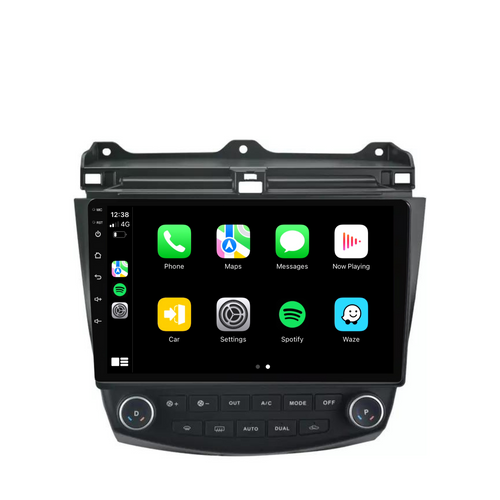 Honda Accord Euro (2003-2007) Plug & Play Head Unit Upgrade Kit: Car Radio with Wireless & Wired Apple CarPlay & Android Auto