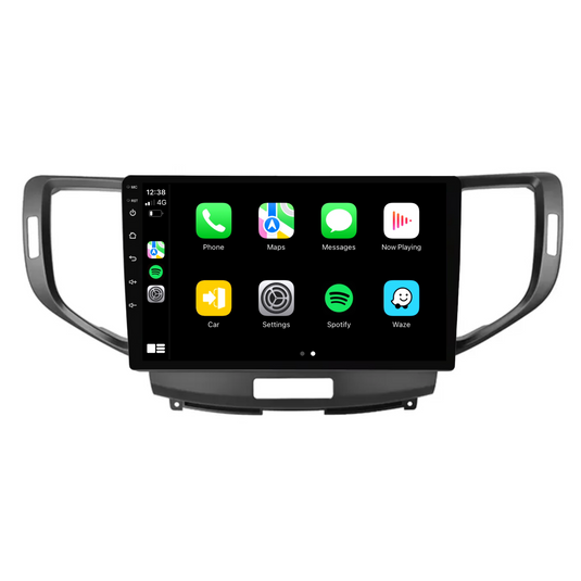 Honda Accord Euro (2008-2012) Plug & Play Head Unit Upgrade Kit: Car Radio with Wireless & Wired Apple CarPlay & Android Auto