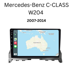 Benz C-Class / W204 (2006-2011) Plug & Play Head Unit Upgrade Kit: Car Radio with Wireless & Wired Apple CarPlay & Android Auto