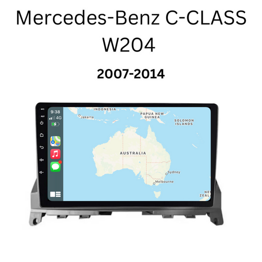 Benz C-Class / W204 (2006-2011) Plug & Play Head Unit Upgrade Kit: Car Radio with Wireless & Wired Apple CarPlay & Android Auto