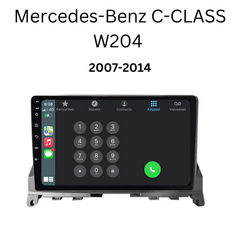 Benz C-Class / W204 (2006-2011) Plug & Play Head Unit Upgrade Kit: Car Radio with Wireless & Wired Apple CarPlay & Android Auto