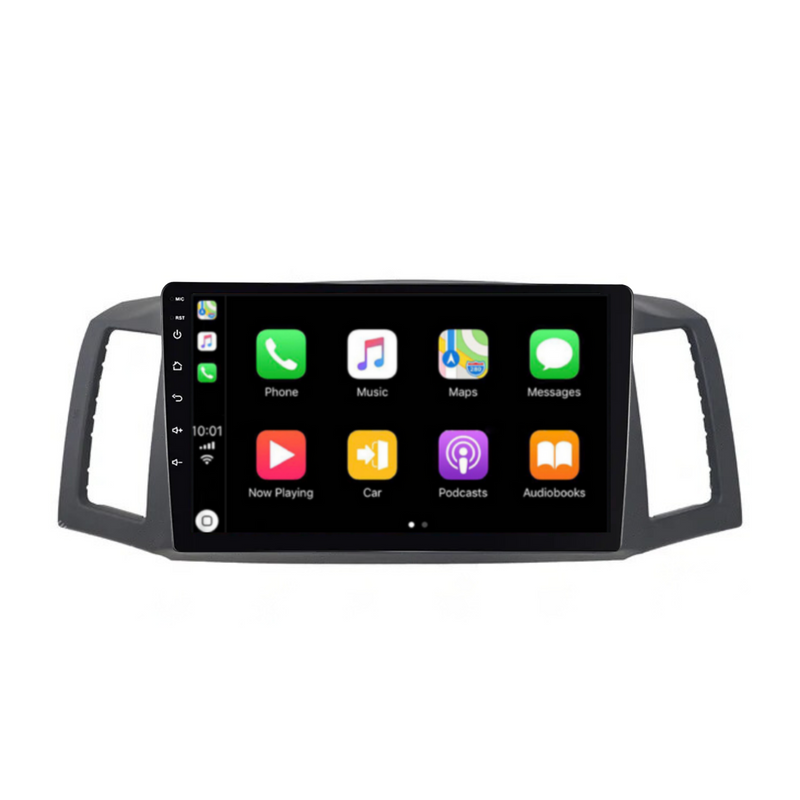 Load image into Gallery viewer, Jeep Grand Cherokee (2004-2007) Plug &amp; Play Head Unit Upgrade Kit: Car Radio with Wireless &amp; Wired Apple CarPlay &amp; Android Auto
