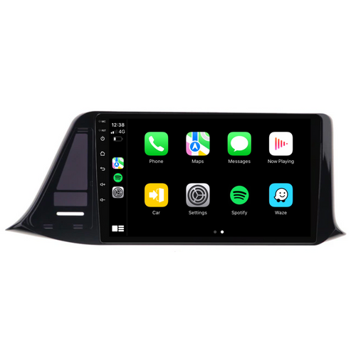 Toyota C-HR (2016-2022) Plug & Play Head Unit Upgrade Kit: Car Radio with Wireless & Wired Apple CarPlay & Android Auto