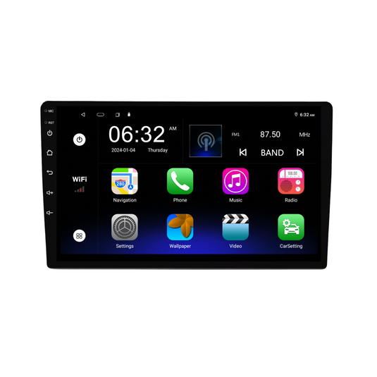 CJ INDUSTRIES Double Din Head Unit Wireless (10 Inch)