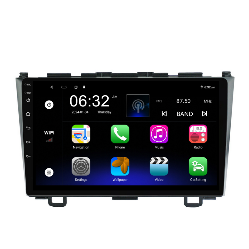 Load image into Gallery viewer, Honda CR-V (2007-2012) Plug &amp; Play Head Unit Upgrade Kit: Car Radio with Wireless &amp; Wired Apple CarPlay &amp; Android Auto
