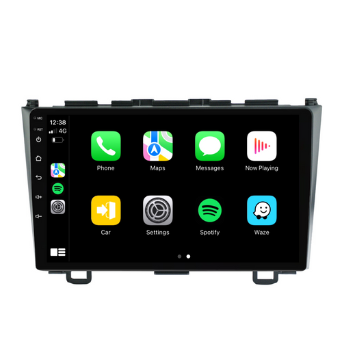 Honda CR-V (2007-2012) Plug & Play Head Unit Upgrade Kit: Car Radio with Wireless & Wired Apple CarPlay & Android Auto