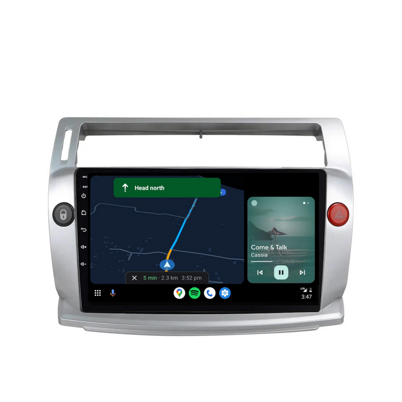 Load image into Gallery viewer, Citroen C4 (2004-2009) Plug &amp; Play Head Unit Upgrade Kit: Car Radio with Wireless &amp; Wired Apple CarPlay &amp; Android Auto
