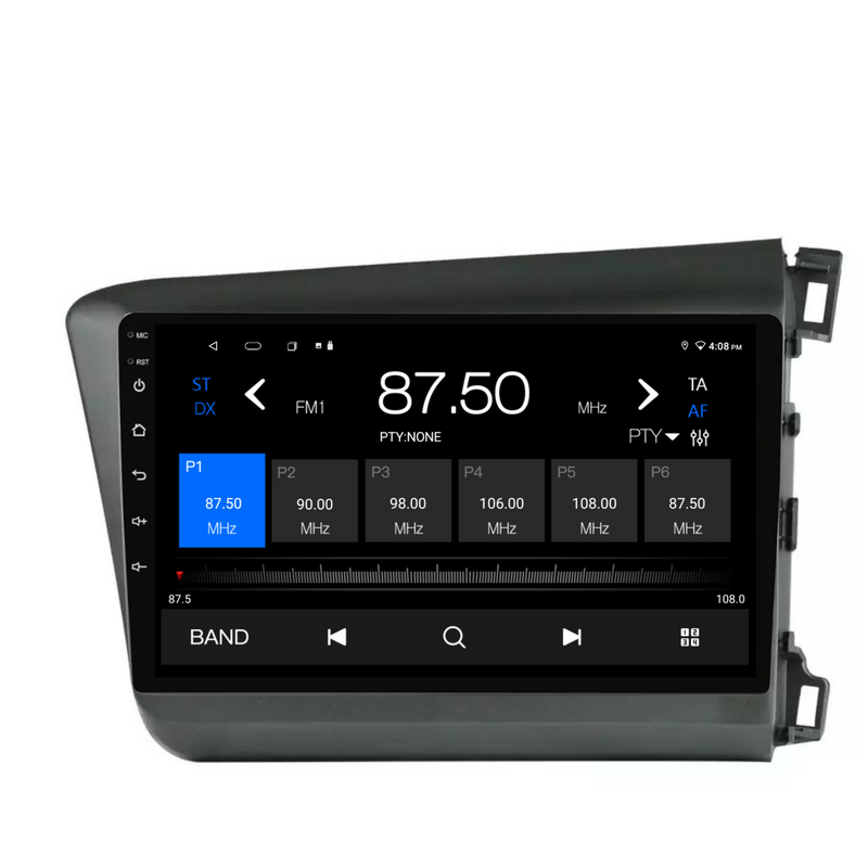 Load image into Gallery viewer, Honda Civic (2012-2015) Plug &amp; Play Head Unit Upgrade Kit: Car Radio with Wireless &amp; Wired Apple CarPlay &amp; Android Auto
