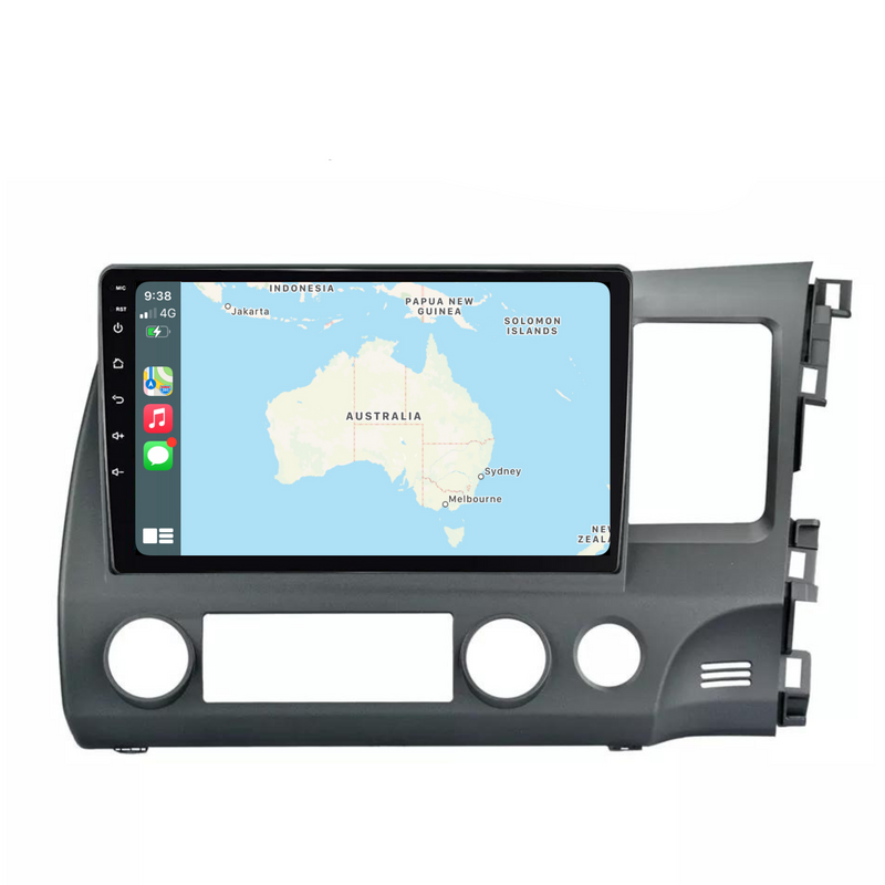 Load image into Gallery viewer, Honda Civic (2007-2011) Plug &amp; Play Head Unit Upgrade Kit: Car Radio with Wireless &amp; Wired Apple CarPlay &amp; Android Auto
