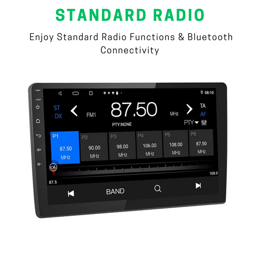 Mahindra Pik-Up / Scorpio (2015-2022) Manual AC Plug & Play Head Unit Upgrade Kit: Car Radio with Wireless & Wired Apple CarPlay & Android Auto