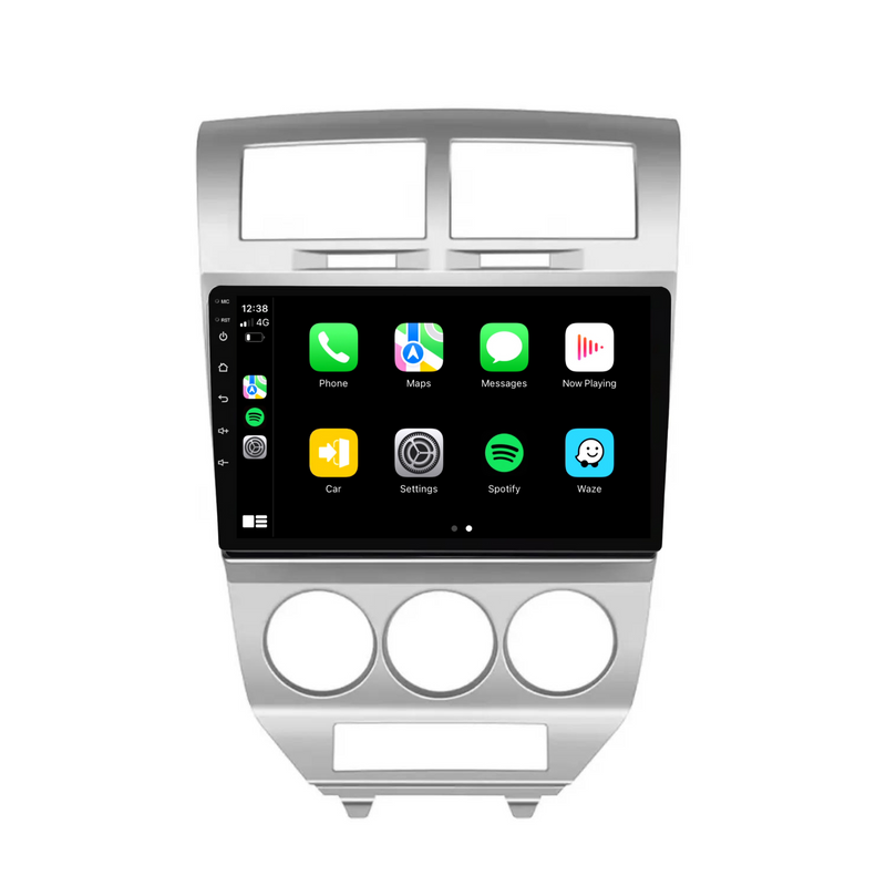 Load image into Gallery viewer, Dodge Caliber (2009-2012) Plug &amp; Play Head Unit Upgrade Kit: Car Radio with Wireless &amp; Wired Apple CarPlay &amp; Android Auto
