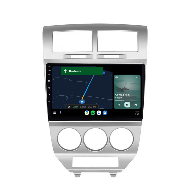 Load image into Gallery viewer, Dodge Caliber (2009-2012) Plug &amp; Play Head Unit Upgrade Kit: Car Radio with Wireless &amp; Wired Apple CarPlay &amp; Android Auto
