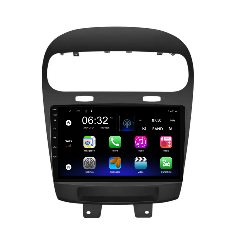 Load image into Gallery viewer, Dodge Journey (2012-2020) Plug &amp; Play Head Unit Upgrade Kit: Car Radio with Wireless &amp; Wired Apple CarPlay &amp; Android Auto
