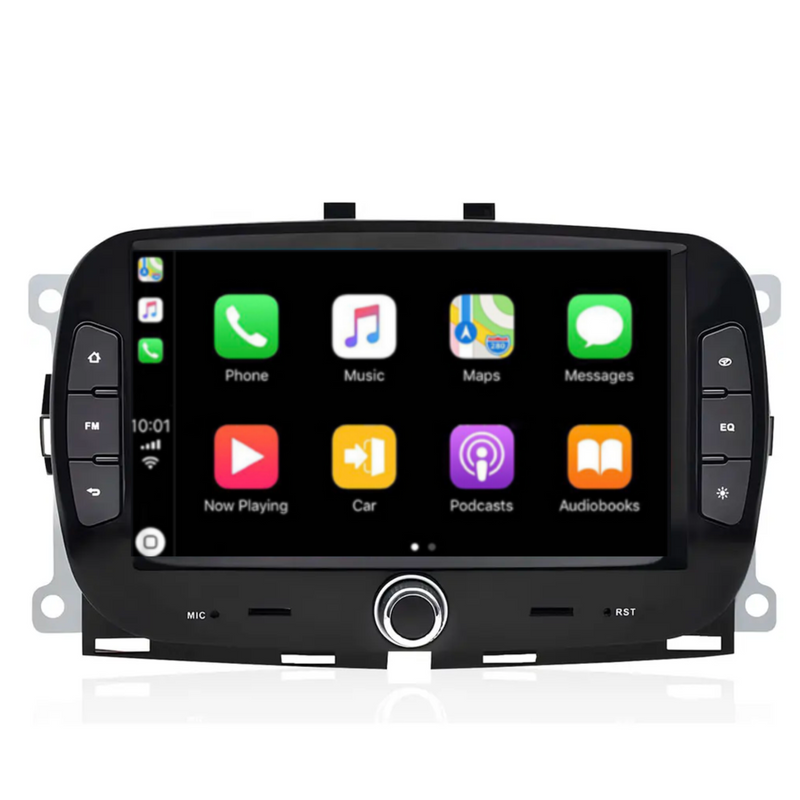 Load image into Gallery viewer, Fiat 500 (2016-2019) Plug &amp; Play Head Unit Upgrade Kit: Car Radio with Wireless &amp; Wired Apple CarPlay &amp; Android Auto
