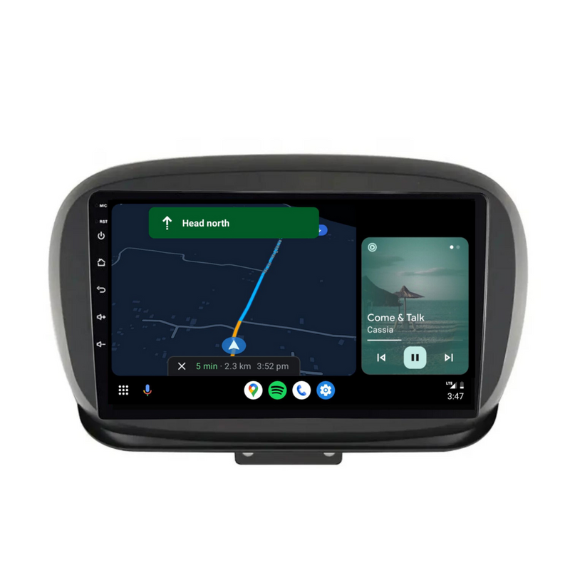 Load image into Gallery viewer, Fiat 500X (2014-2019) Plug &amp; Play Head Unit Upgrade Kit: Car Radio with Wireless &amp; Wired Apple CarPlay &amp; Android Auto
