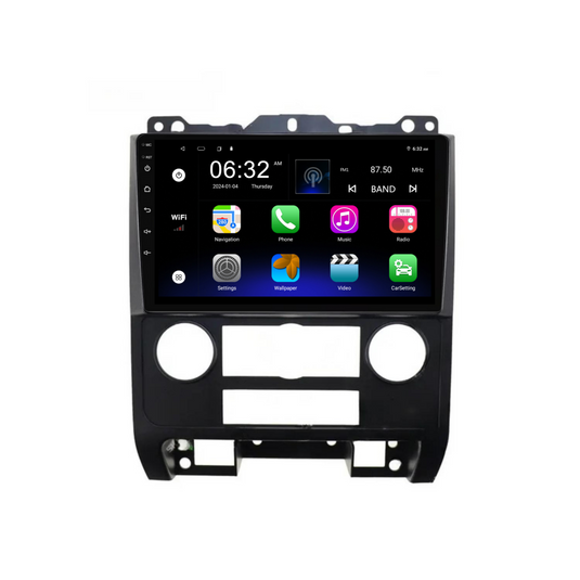 Ford Escape / Kuga / Explorer (2007-2012) Plug & Play Head Unit Upgrade Kit: Car Radio with Wireless & Wired Apple CarPlay & Android Auto