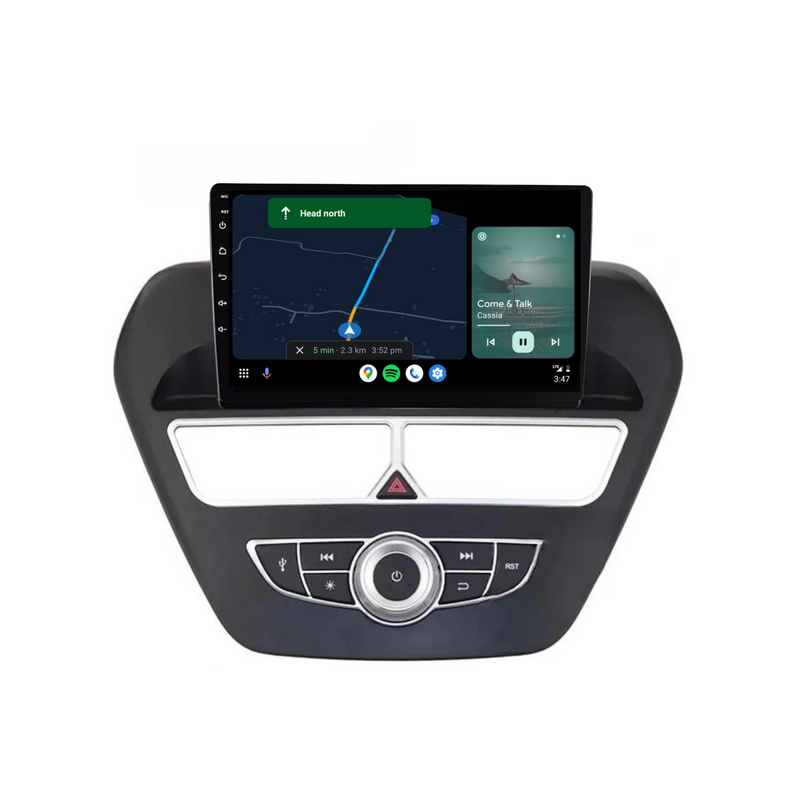 Load image into Gallery viewer, Ford Escort (2014-2019) Top Mount Plug &amp; Play Head Unit Upgrade Kit: Car Radio with Wireless &amp; Wired Apple CarPlay &amp; Android Auto
