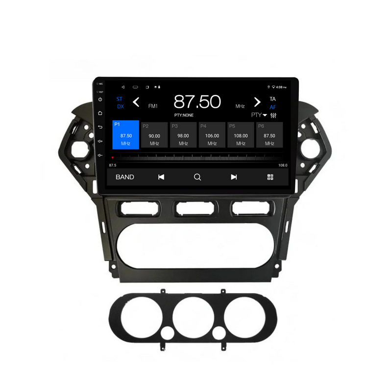 Load image into Gallery viewer, Ford Mondeo / C-MAX (2007-2010 MANUAL AC) Plug &amp; Play Head Unit Upgrade Kit: Car Radio with Wireless &amp; Wired Apple CarPlay &amp; Android Auto
