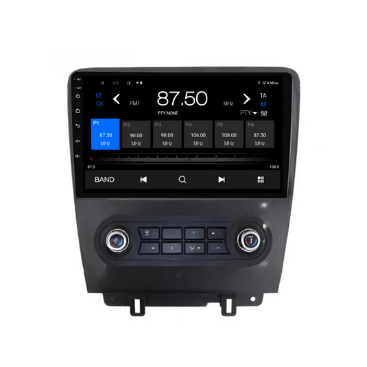 Ford Mustang (2009-2014) Plug & Play Head Unit Upgrade Kit: Car Radio with Wireless & Wired Apple CarPlay & Android Auto