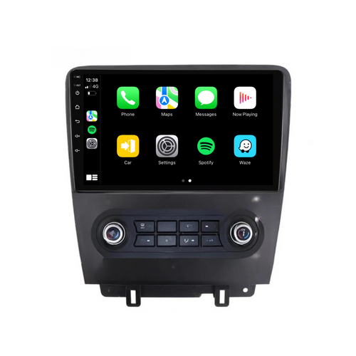 Ford Mustang (2009-2014) Plug & Play Head Unit Upgrade Kit: Car Radio with Wireless & Wired Apple CarPlay & Android Auto