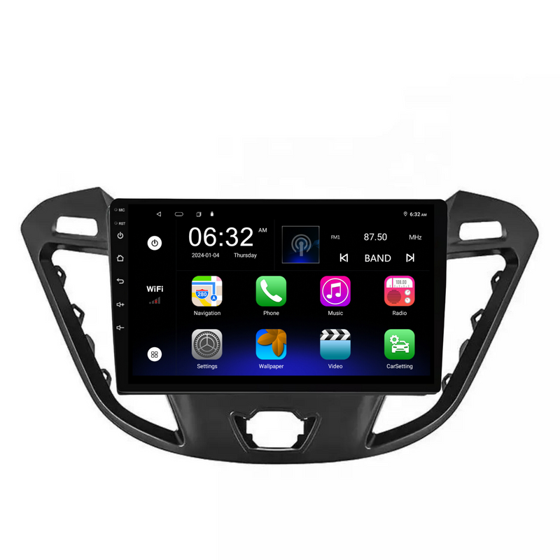 Load image into Gallery viewer, Ford Transit (2013-2018) Plug &amp; Play Head Unit Upgrade Kit: Car Radio with Wireless &amp; Wired Apple CarPlay &amp; Android Auto
