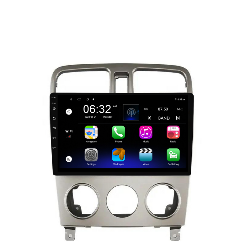 Load image into Gallery viewer, Subaru Forester (2004-2008) Plug &amp; Play Head Unit Upgrade Kit: Car Radio with Wireless &amp; Wired Apple CarPlay &amp; Android Auto
