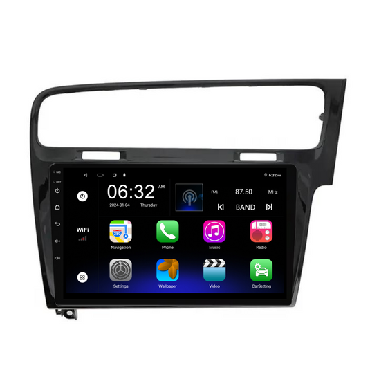 Volkswagen Golf 7 (2013-2020) Plug & Play Head Unit Upgrade Kit: Car Radio with Wireless & Wired Apple CarPlay & Android Auto