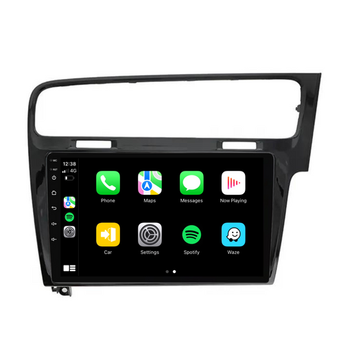 Volkswagen Golf 7 (2013-2020) Plug & Play Head Unit Upgrade Kit: Car Radio with Wireless & Wired Apple CarPlay & Android Auto