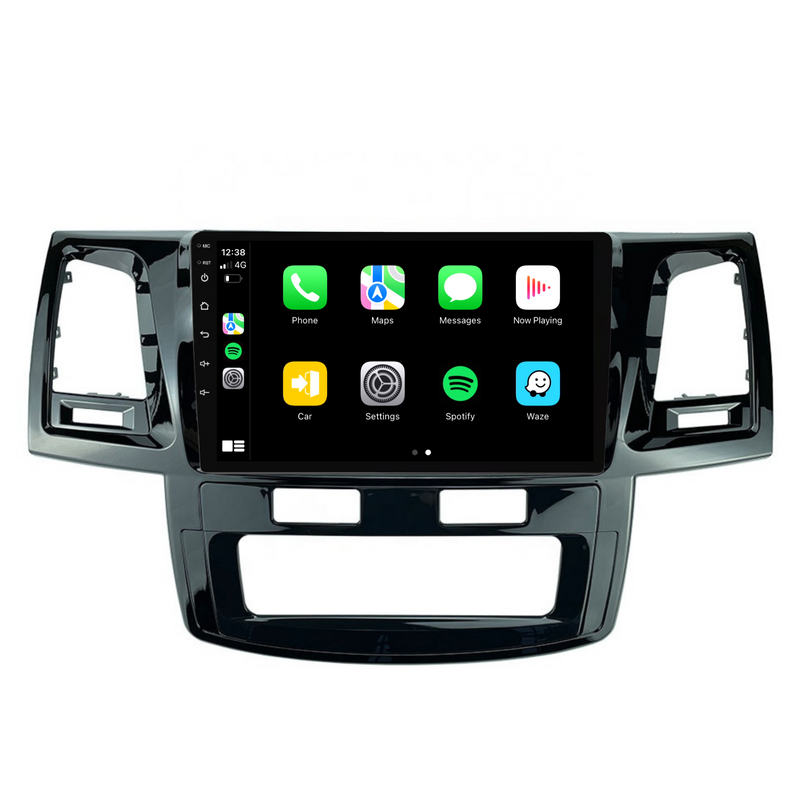 Load image into Gallery viewer, Toyota Hilux / N70 Auto AC (2008-2014) Plug &amp; Play Head Unit Upgrade Kit: Car Radio with Wireless &amp; Wired Apple CarPlay &amp; Android Auto
