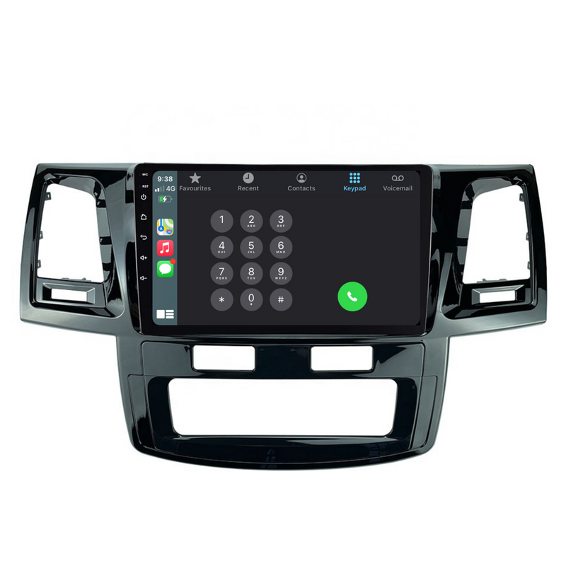 Load image into Gallery viewer, Toyota Hilux / N70 Auto AC (2008-2014) Plug &amp; Play Head Unit Upgrade Kit: Car Radio with Wireless &amp; Wired Apple CarPlay &amp; Android Auto
