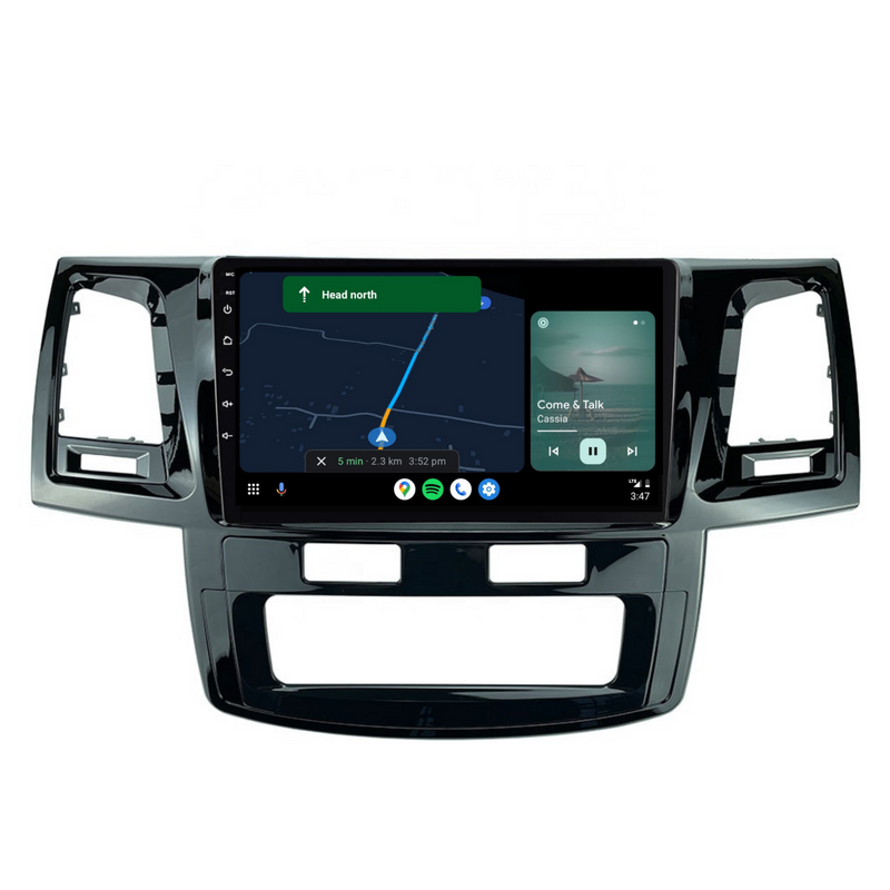 Load image into Gallery viewer, Toyota Hilux / N70 Auto AC (2008-2014) Plug &amp; Play Head Unit Upgrade Kit: Car Radio with Wireless &amp; Wired Apple CarPlay &amp; Android Auto
