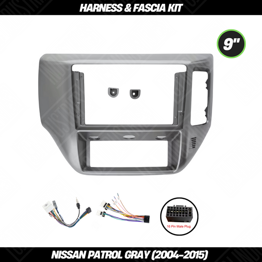 Nissan Patrol Silver (2004-2015) Harness & Fascia Kit