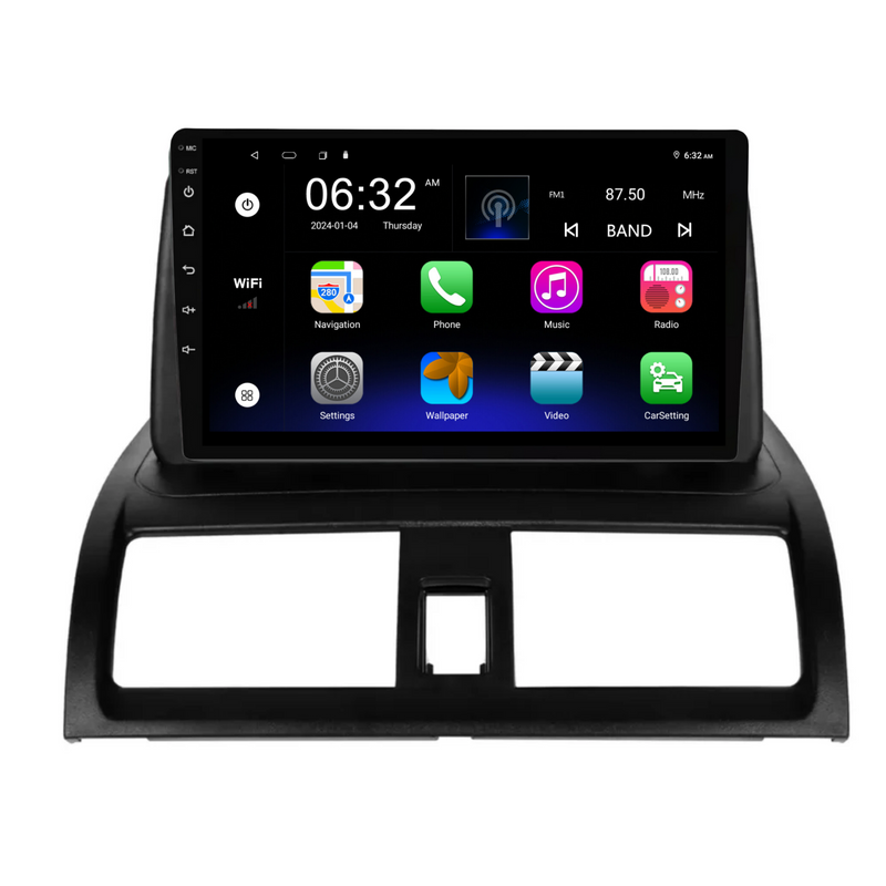 Load image into Gallery viewer, Honda Accord (2002-2008) Top Mount Plug &amp; Play Head Unit Upgrade Kit: Car Radio with Wireless &amp; Wired Apple CarPlay &amp; Android Auto
