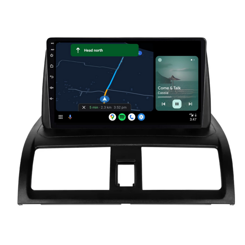 Load image into Gallery viewer, Honda Accord (2002-2008) Top Mount Plug &amp; Play Head Unit Upgrade Kit: Car Radio with Wireless &amp; Wired Apple CarPlay &amp; Android Auto
