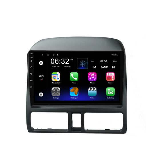 Honda CR-V (2001-2006) Plug & Play Head Unit Upgrade Kit: Car Radio with Wireless & Wired Apple CarPlay & Android Auto