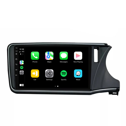 Honda City (2014-2018) Plug & Play Head Unit Upgrade Kit: Car Radio with Wireless & Wired Apple CarPlay & Android Auto