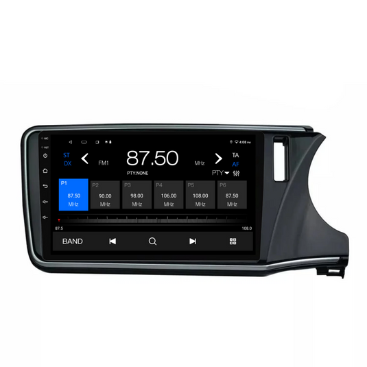 Honda City (2014-2018) Plug & Play Head Unit Upgrade Kit: Car Radio with Wireless & Wired Apple CarPlay & Android Auto