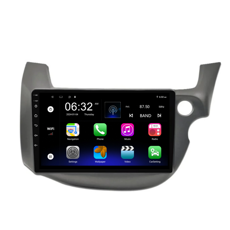 Load image into Gallery viewer, Honda Fit/Jazz (2008-2013) Plug &amp; Play Head Unit Upgrade Kit: Car Radio with Wireless &amp; Wired Apple CarPlay &amp; Android Auto
